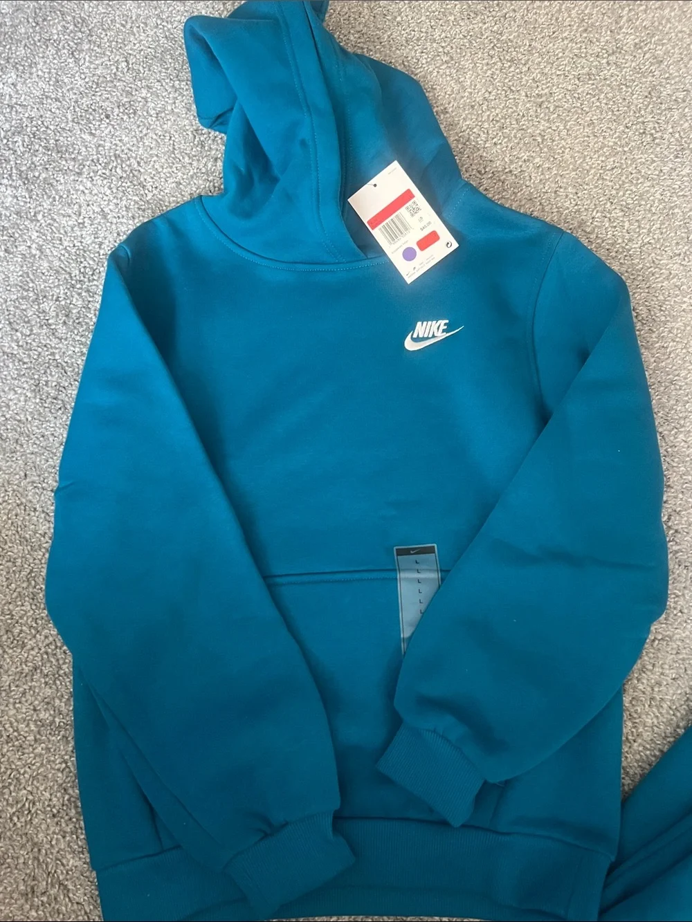 Nike Teal Blue Kids Sweatshirt and Joggers Set